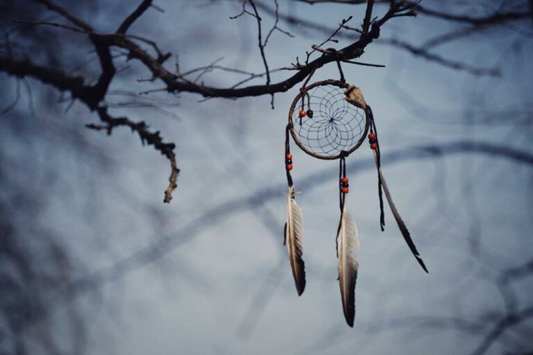 How to Put Beads on Dreamcatcher