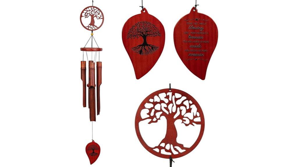 large bamboo wind chimes