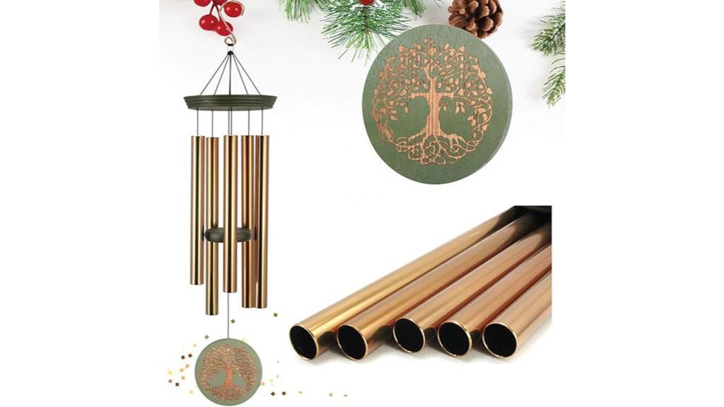 melodic outdoor wind chimes